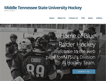 Tablet Screenshot of mtsuhockey.com